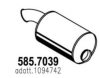 VOLVO 1094712 Middle-/End Silencer